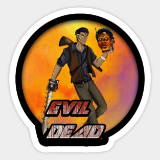 Evil dead t-shirt Sticker